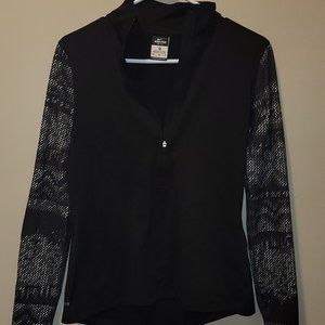 Womens Nike long sleeve 3/4 zip